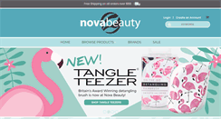 Desktop Screenshot of novabeauty.ca